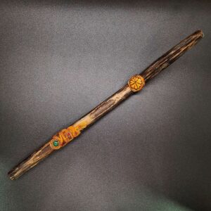 TEPI Instrument art, handmade from Palisangre, Pona, Ayahuasca, Palo Santo and Palo Rosa.