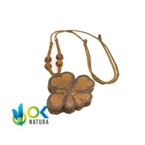 AYAHUASCA BIG NECKLACE - Handmade with Ayahuasca and Tagua Piece, Original and Unique Item.