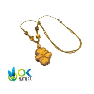 AYAHUASCA LITTLE NECKLACE - Handmade with Ayahuasca and Tagua Piece, Original and Unique Item.