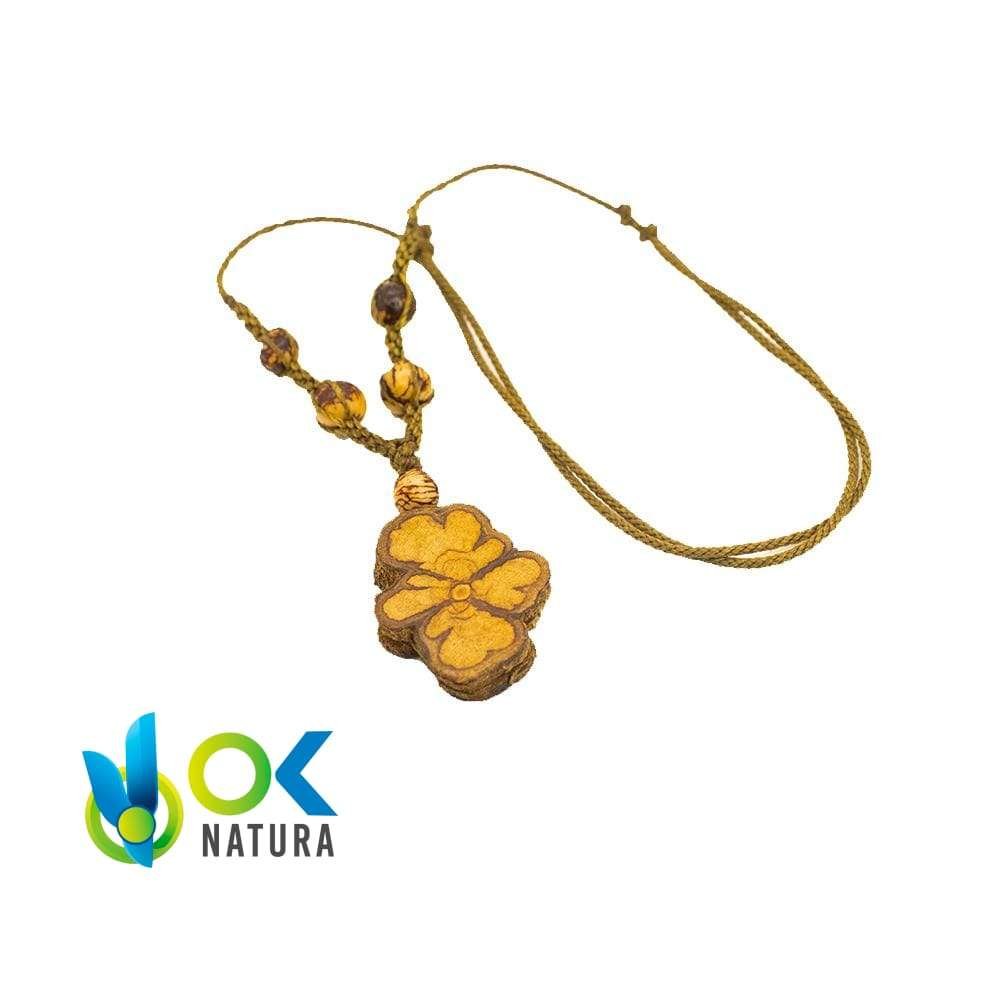 Ayahuasca Little Necklace - Handgefertigt Mit Ayahuasca Und Tagua Stück, Original Und Einzigartiges Element.