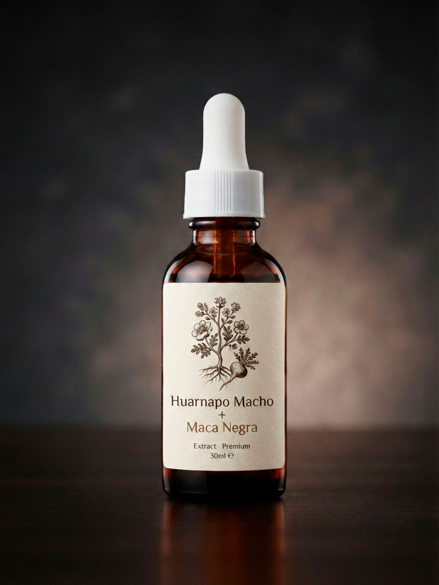 Ok Natura 213 Huanarpo Macho + Maca Negra Liquid Extract For Microdose | 100% Pure Original Free-Dilution